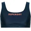 Image de Haut de maillot de bain élastiqué femme Superdry Code Micro Bleu S W3010295A-92N