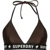 Image de Haut de maillot de bain triangle élastiqué femme Superdry Marron S W3010266A-Q49