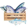 Image de Cagette de poissons du marché en bois FSC