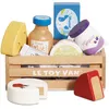 Image de Cagette de fromages et produits laitiers en bois FSC