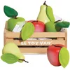 Image de Cagette de pommes et poires du marché en bois FSC