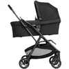 Image de Poussette MYAVO Midnight TRIO avec siège-auto SnugLite + Nacelle + Habillage pluie