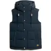 Image de Doudoune sans manches à capuche Superdry Everest Bleu XL M5011708A-98T