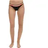 Image de Bas de maillot de bain rayé femme Superdry Noir XL W3010449A-02A