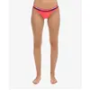 Image de Bas de maillot de bain rayé femme Superdry Rouge XS W3010449A-1ZP