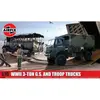Image de Maquette Véhicule Militaire : WWII 3-ton 4x4 General Service et Troop Trucks Airfix-A03306A