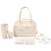 Image de Sac à langer Fluffy Corduroy Beige