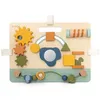 Image de Panneau d'activités en bois Mrs. Elephant