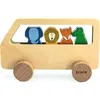 Image de Bus en bois Animaux