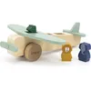 Image de Avion des animaux en bois