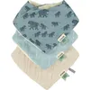 Image de Lot de 3 bavoirs bandanas Enchanting Elephant