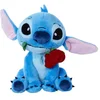 Image de Peluche Stitch 25 cm avec rose