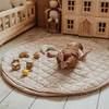 Image de Tapis de jeu 2 en 1 Noomad Organic Soft Stripes Brown
