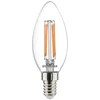 Image de Ampoule flamme satinée à filament 4.5w 2700°k 470lm e14 blanc chaud 2700 °k 470 4.5 w e14 ampoule flamme satinée à filament 4.5w 2700°k 470lm e14 1 pi