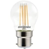 Image de Ampoules sphériques à filament blanc chaud b22 2700 °k 470 4.5 w ampoule sphérique à filament 4.5w 2700°k 470lm b22 1 pièce(s) non 15000 h - sylvania