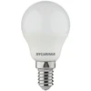 Image de Ampoules sphériques dépolies blanc chaud 2700 °k 250 2.5 w e14 1 pièce(s) ampoule sphérique dépolie  2,5w 2700°k 250lm e14 non 15000 h - sylvania