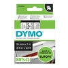 Image de DYMO Ruban D1 Standard - noir/transparent 19 mm - 7 m