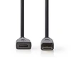 Image de Nedis Câble Mini HDMI mâle / HDMI femelle haute vitesse avec Ethernet Noir (20 cm)