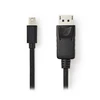 Image de Nedis Câble DisplayPort mâle vers Mini DisplayPort mâle 4K Noir (3 mètres)