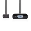 Image de Nedis Câble HDMI vers VGA Noir (20 cm)