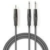 Image de Nedis Câble Audio Stéréo 2xJack 6.5 mm mâles vers Jack 3.5 mm mâle - 5m