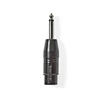 Image de Nedis Adaptateur mono XLR/Jack 6.35 mm Femelle / Mâle