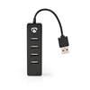Image de Nedis Hub USB-A vers 4x Ports USB-A (UHUBU2420BK)