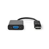 Image de Nedis Adaptateur DisplayPort (M) vers VGA (F) (Noir)