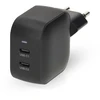 Image de Nedis Chargeur mural 35W 2 ports USB-C GaN (Noir)