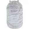 Image de Nid d'ange passe sangle Sherpa Mix & Match gris clair