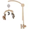 Image de Mobile musical avec bras en bois Orso et Fluffy