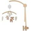 Image de Mobile musical avec bras en bois Lily et Fluffy