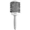 Image de Brosse brushing Expert Blowout Shine nylon blanc & gris 65mm Olivia Garden