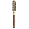 Image de Brosse brushing Expert Blowout Shine nylon ondulé doré & marron 20mm Olivia Garden