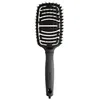 Image de Brosse Expert Care Flex Black Label poils de sanglier et nylon Olivia Garden
