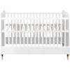 Image de Lit bébé à barreaux Loft White (120 x 60 cm)