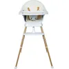Image de Chaise haute évolutive Ultimo 3 Luxe White-Naturel