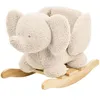 Image de Bascule Teddy Lapidou Eléphant écru