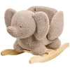 Image de Bascule Teddy Lapidou Eléphant taupe