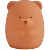 Image de Veilleuse en silicone ours caramel (12 cm)