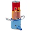 Image de JOUET DE BAIN - SET DE 3 GOBELETS EMPILABLES - JACK LE LION Lilliputiens-83645