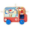 Image de Panneau d'activités en bois Camion de pompiers Lilliputiens-83744