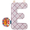 Image de Lettre en tissu à suspendre E Jack (9,5 cm)