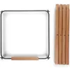 Image de Kit de pieds longs pour chaise haute Evolu + repose-pieds en bois naturel gris