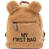 Image de Sac à dos bébé My first bag Teddy beige (24 cm)