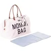 Image de Sac à langer à anses Mommy bag large Teddy écru