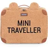 Image de Valise enfant Mini Traveller en teddy brun