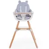 Image de Coussin de chaise haute Ours Gris