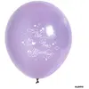 Image de Sachet 10 ballons Vive Les Mariés, Lilas 0559Lilas BPUB