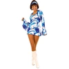 Image de Robe Seventies (Bleu) - Déguisement Années 70 (Disco) 58042-BLEU